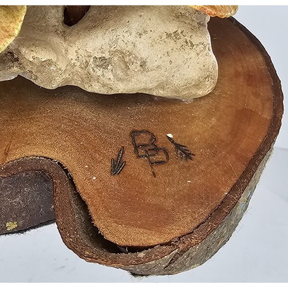 Handcrafted Catfish Wood Sculpture On Natural Base W L Bill Payne Folk Art Fish - Picture 7 of 14